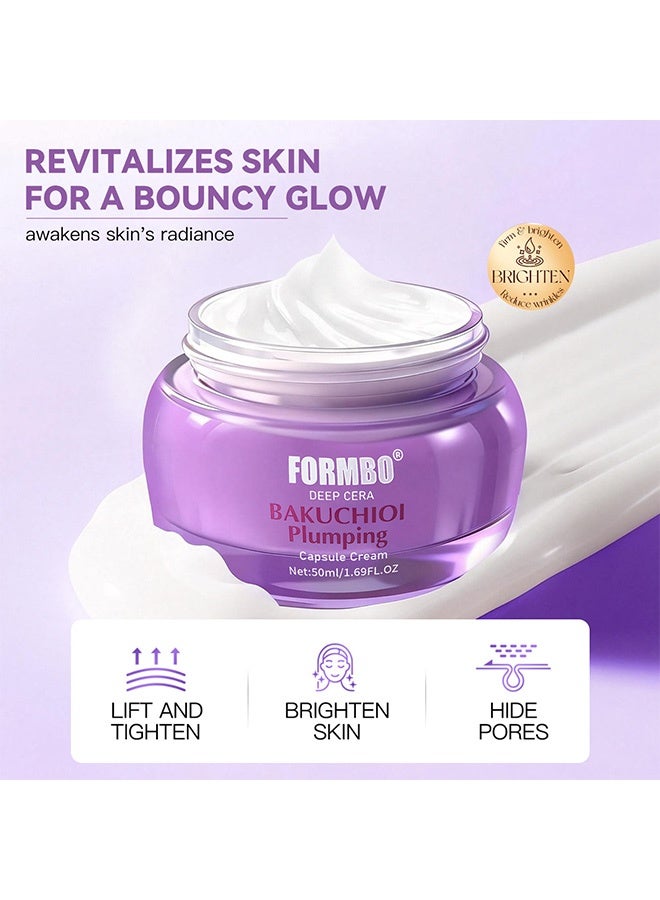 FORMBO Plump Facial Cream - Soothing, Firming, Hydrating, Moisturizing, Anti-Dryness, Anti-Irritation Skin Care Facial Cream, 50g - Image 3